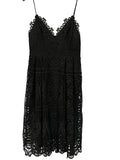 Seed Heritage Black Lace Midi Dress Size 12 - Image 1