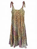 Juliet Dunn London Leopard Print Tiered Midi Dress RRP $599 - Image 1