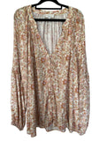 The Poetic Gypsy Floral Button Up Blouse Size 14 - Image 1