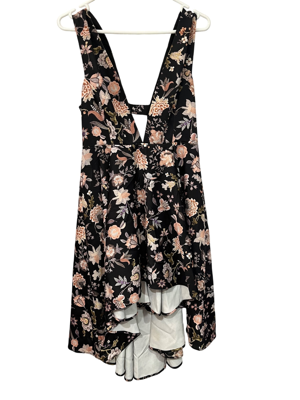 Talulah Floral Print High-Low Skater Dress - Image 1