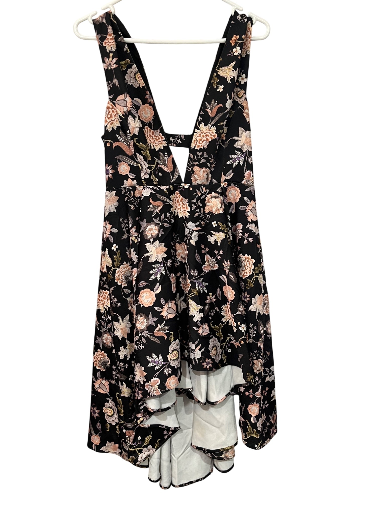 Talulah Floral Print High-Low Skater Dress - Image 1