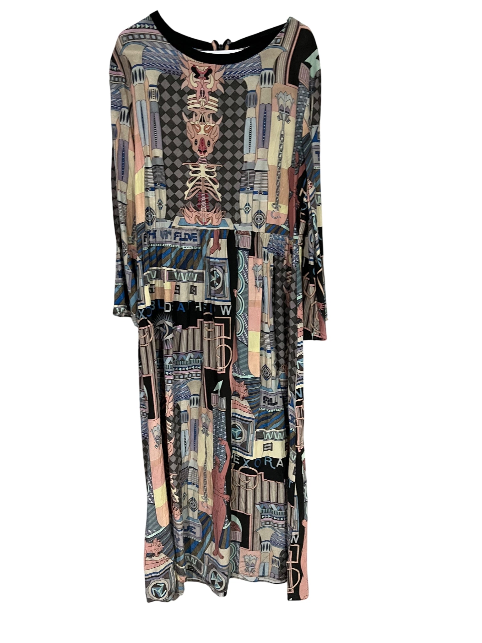 Gorman Graphic Print Long Sleeve Midi Dress - Image 1