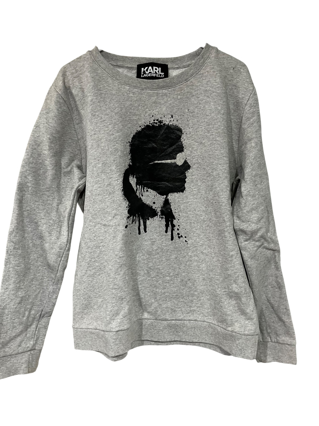 Karl Lagerfeld Iconic Karl Logo Sweatshirt Grey - Image 1