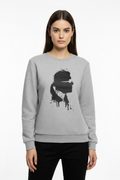 Karl Lagerfeld Iconic Karl Logo Sweatshirt Grey