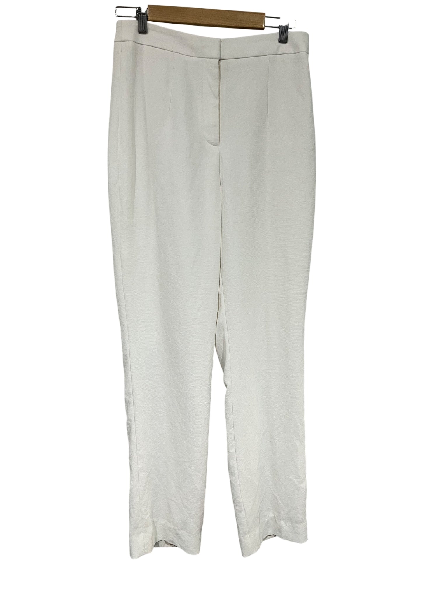 KOOKAÏ White High-Waisted Tailored Trousers - Image 1
