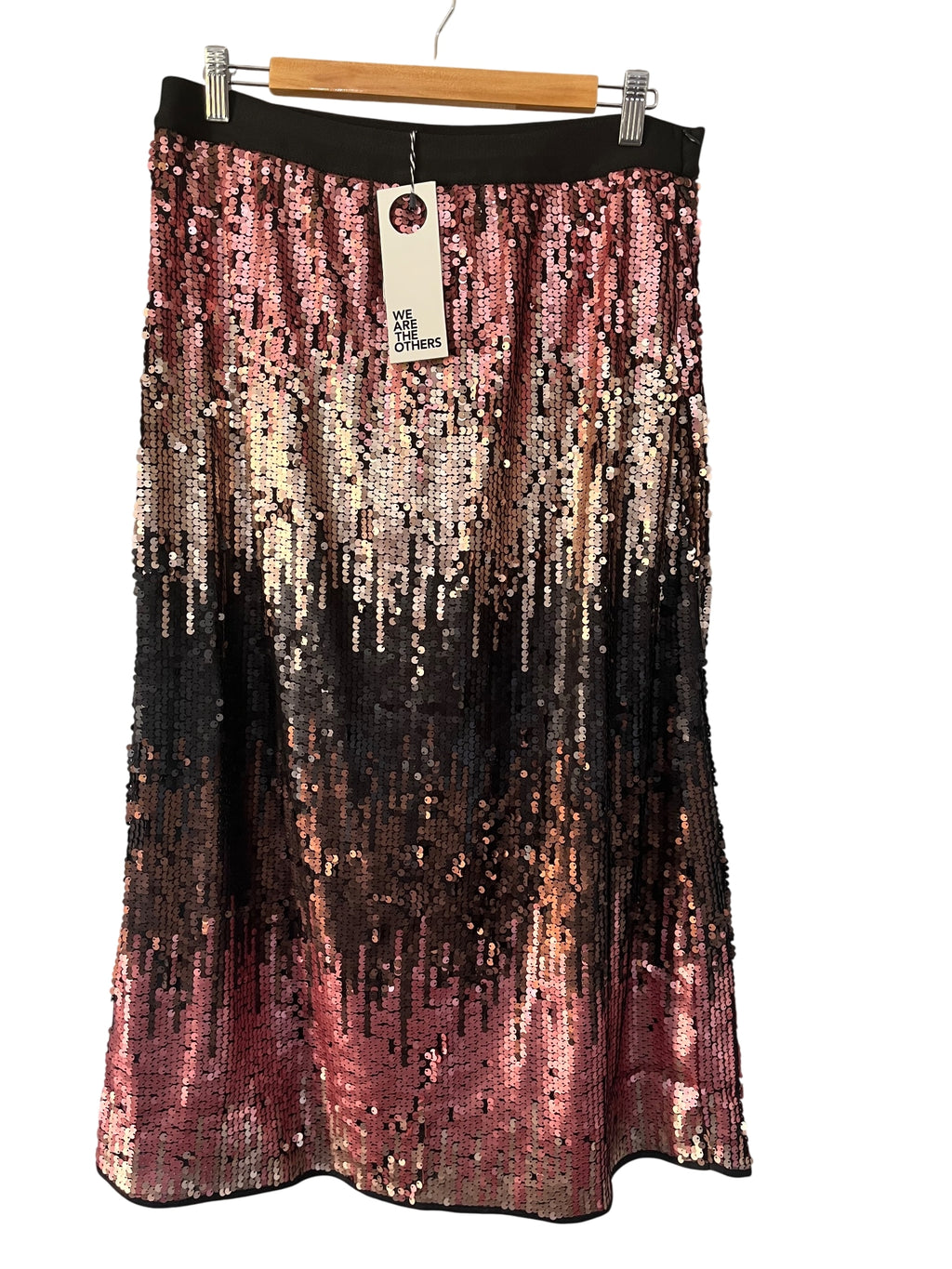 We Are The Others Skylar Sequin Ombre Midi Skirt New With Tags - Image 1
