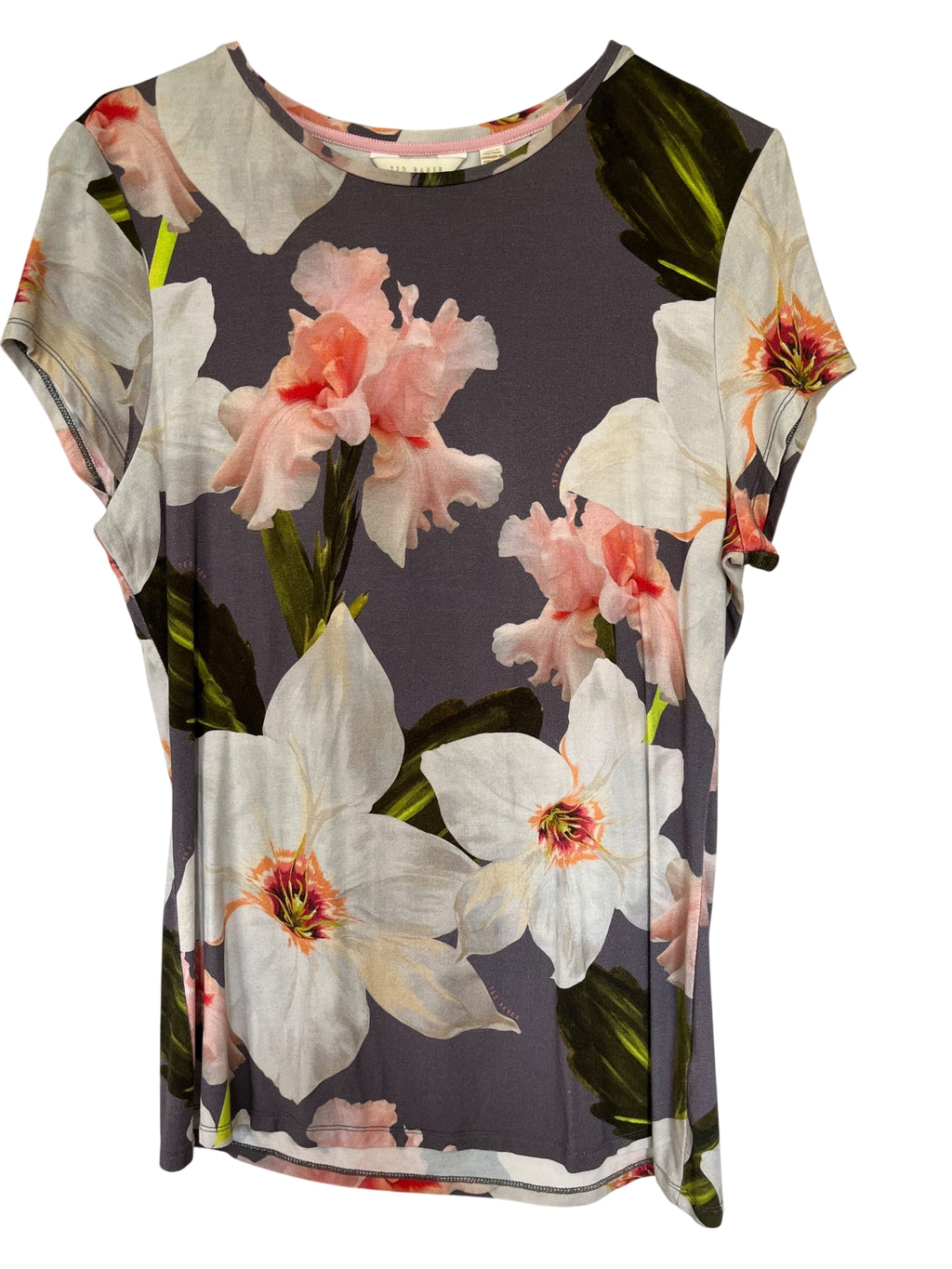 Ted Baker London Floral Print T-Shirt - Image 1