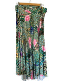 Exotica Floral Skull Print Palazzo/Cullotte length pants Women's Size XL - Image 1