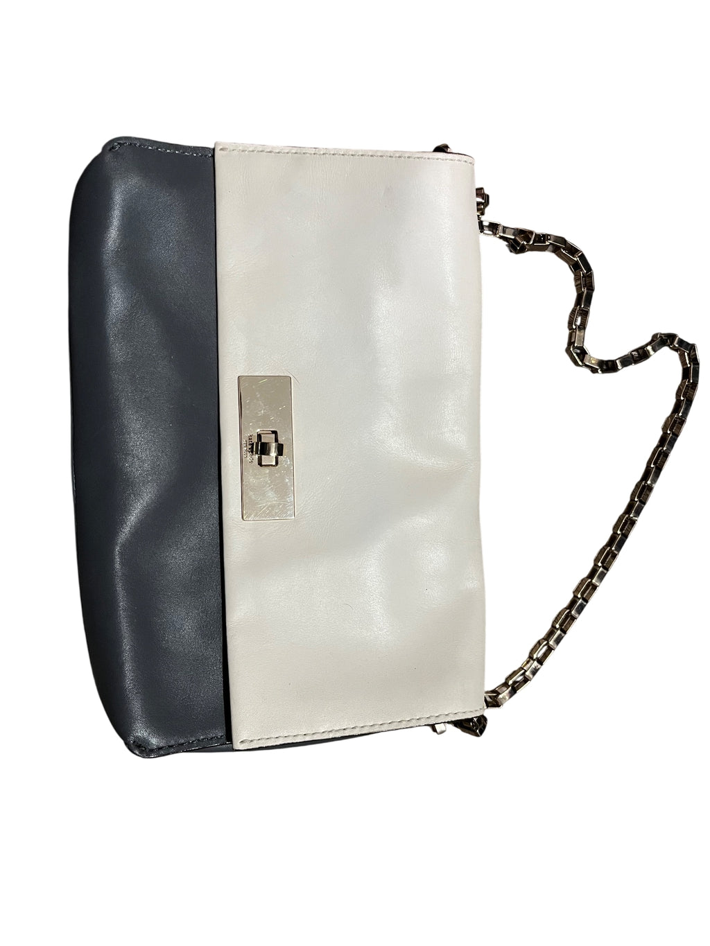 kate spade Two-Tone Leather Chain Clutch Crossbody Bag - Image 1