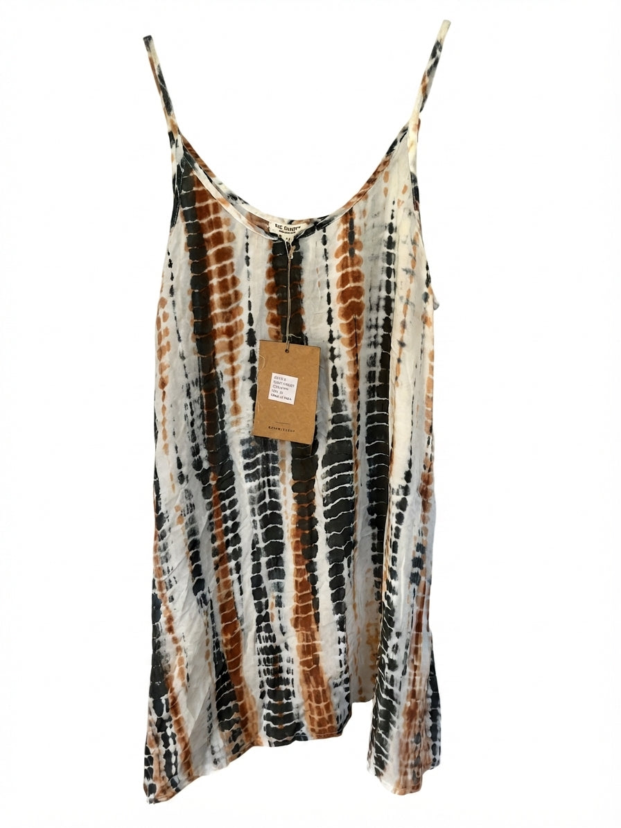 The Shanty Corporation Shakti Singlet Tie-Dye Tank Top RRP $139.95 - Image 1