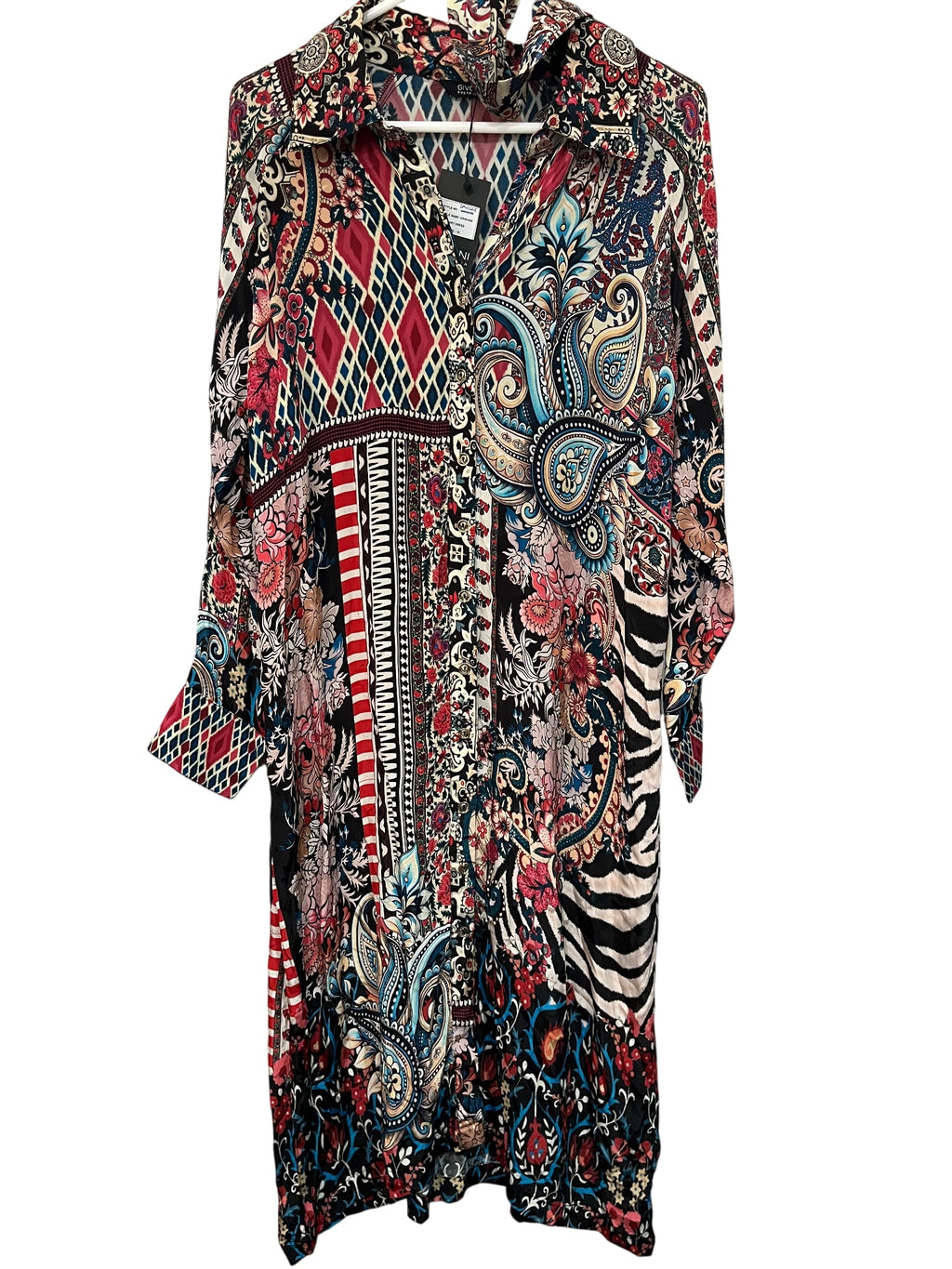 GIVONI Graham Shirt Dress Size 10 - Image 1