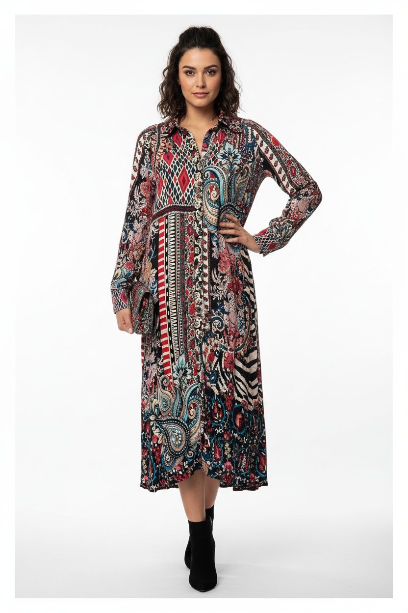 GIVONI Graham Shirt Dress Size 10