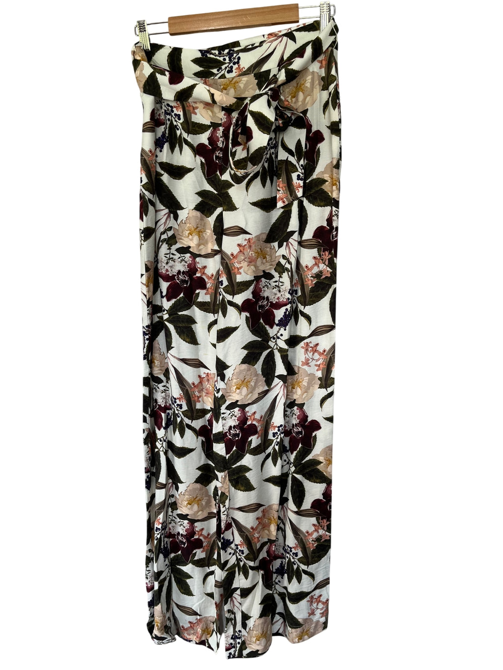 Women's SHEIKE Floral Print Wide Leg Tie-Waist Trousers - Image 1