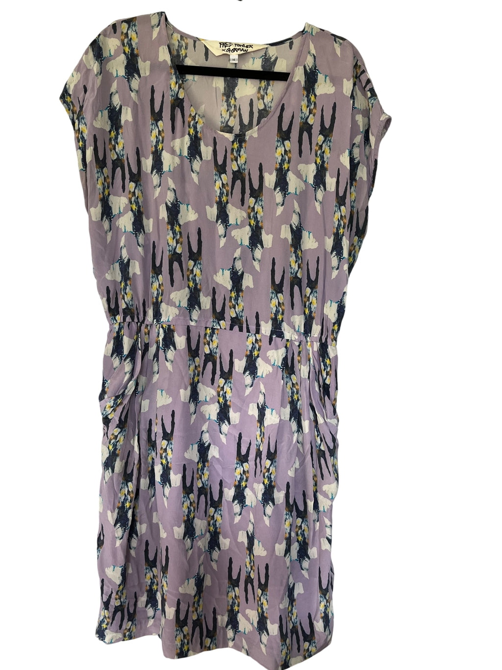 Fred Fowler x Gorman Silk Rabbit Print Dress - Image 1