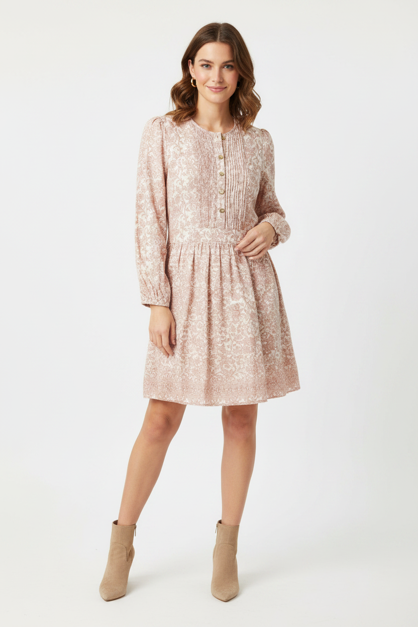 We Are Kindred Floral Print Button-Down Dress