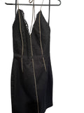 Lisa Ho Black Lace Halter Mini Dress - Image 1