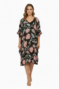 Seafolly Floral Print Kaftan Tunic Dress
