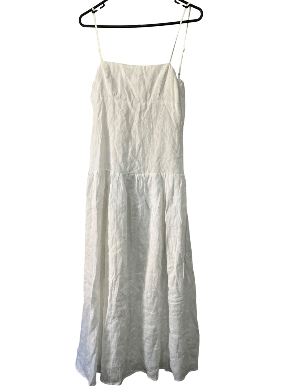 DISSH White Linen Blend Midi Cami Dress 10 - Image 1