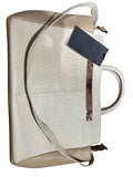 Ginger & Smart Textured Leather Tote Bag With Rose Gold Hardware - Image 1
