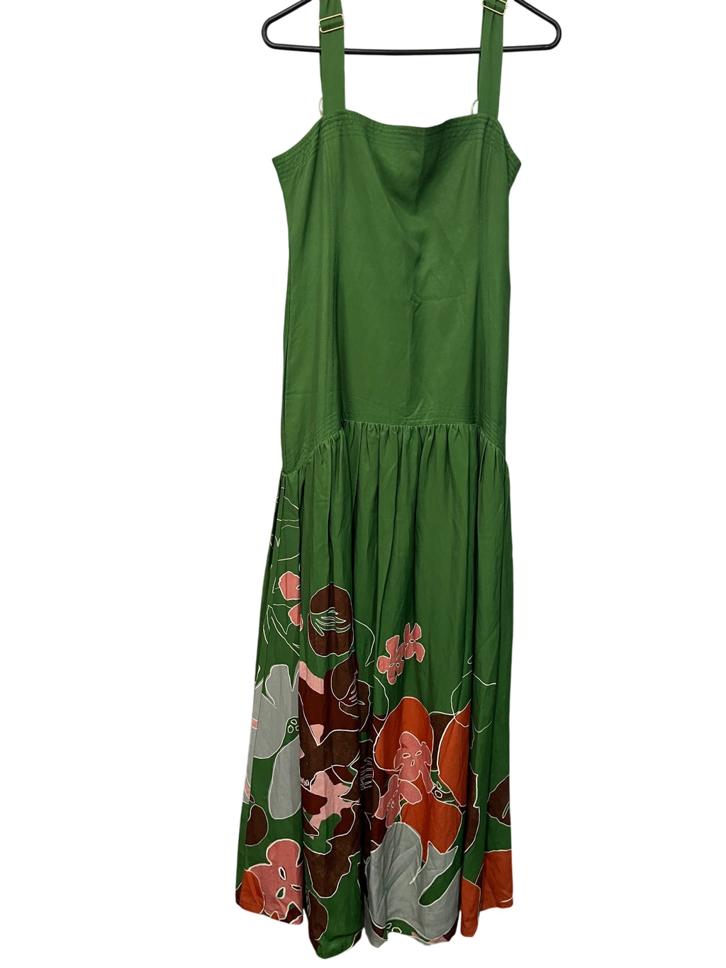 La Maise Studio Green Floral Midi Sundress - Image 1