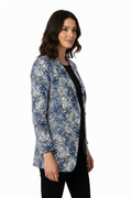We Are The Others Jules Longline Blazer Snow Leopard Print Size XS