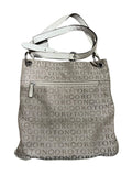 Oroton Monogram Canvas & Leather Crossbody Bag - Image 1