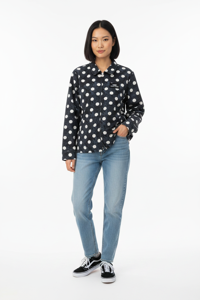 Vans x Sandy Liang Polka Dot Quilted Jacket Women's Size S