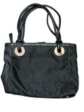 Oroton Signature Jacquard Black Tote Bag - Image 1