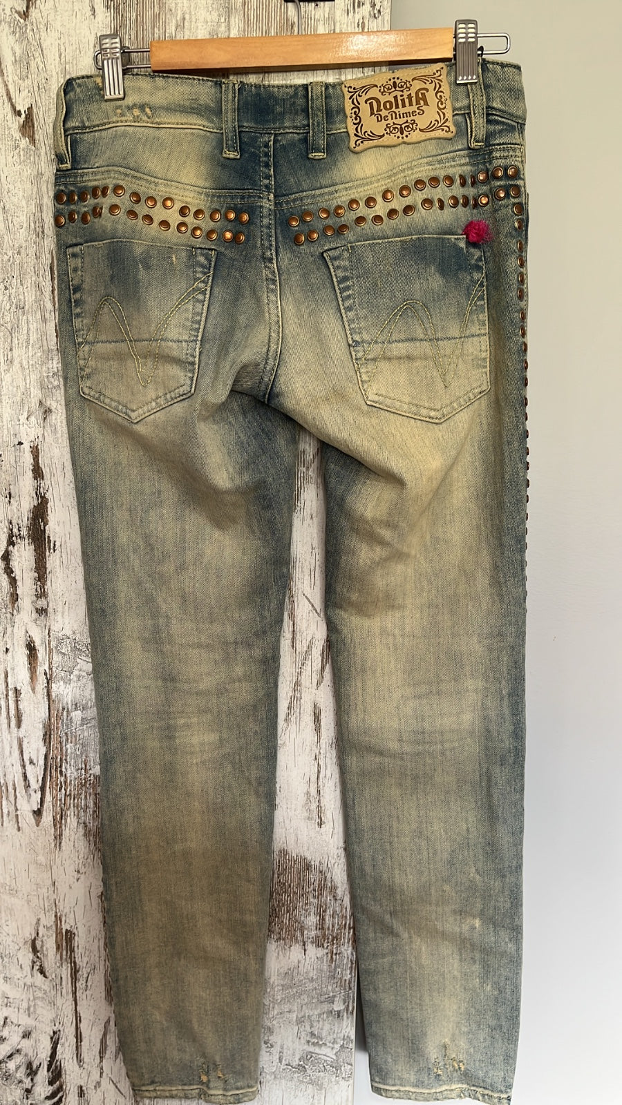 Lolita DeNimes Studded Distressed Denim Jeans - Image 3