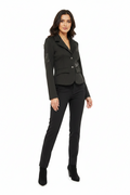 Vintage Monella Vagabonda Black Embroidered Blazer Jacket Size S