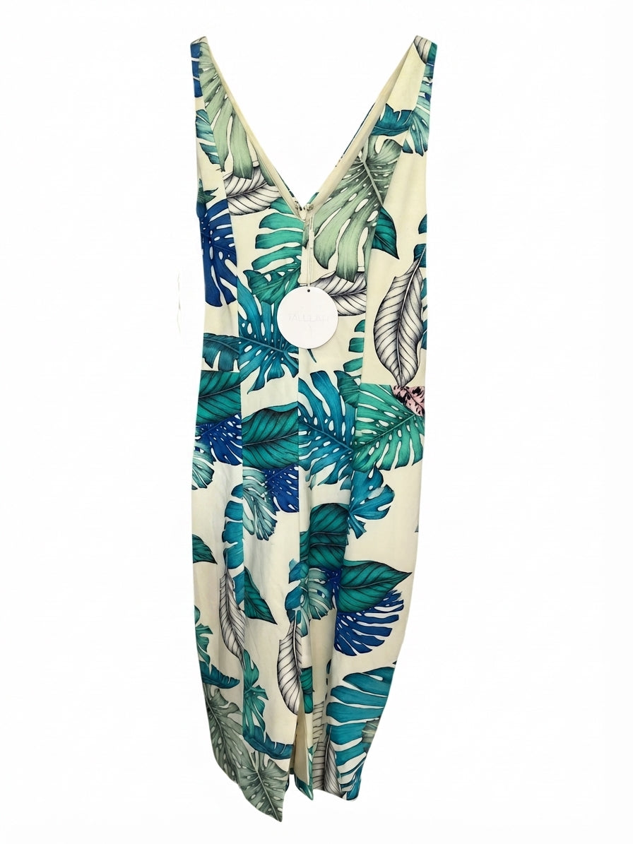 Talulah Tropical Leaf Print Midi Dress - Image 1