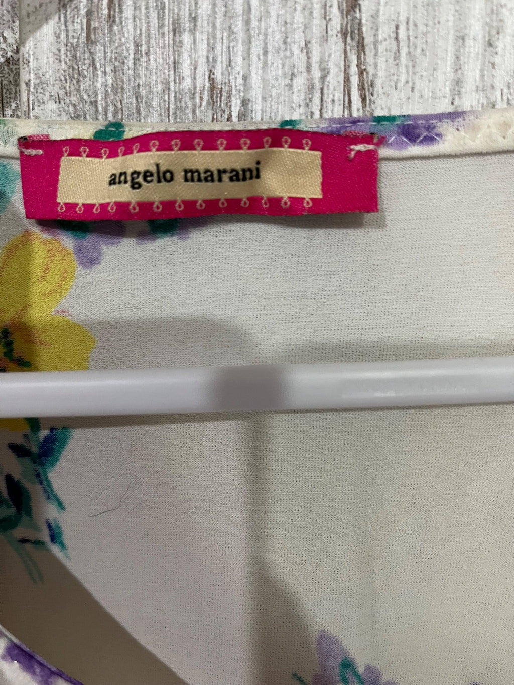 Angelo Marani Floral Print Long Sleeve Blouse - Image 2