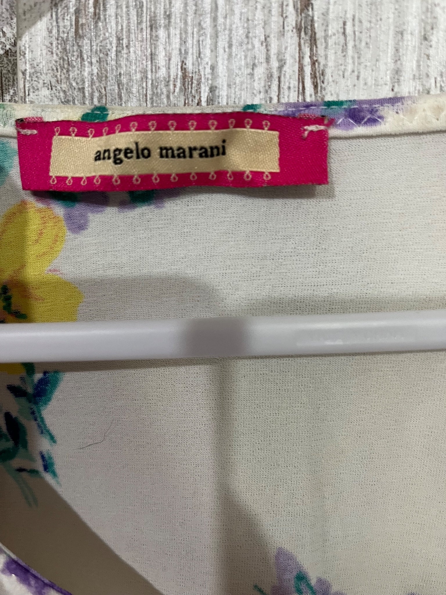 Angelo Marani Floral Print Long Sleeve Blouse - Image 2