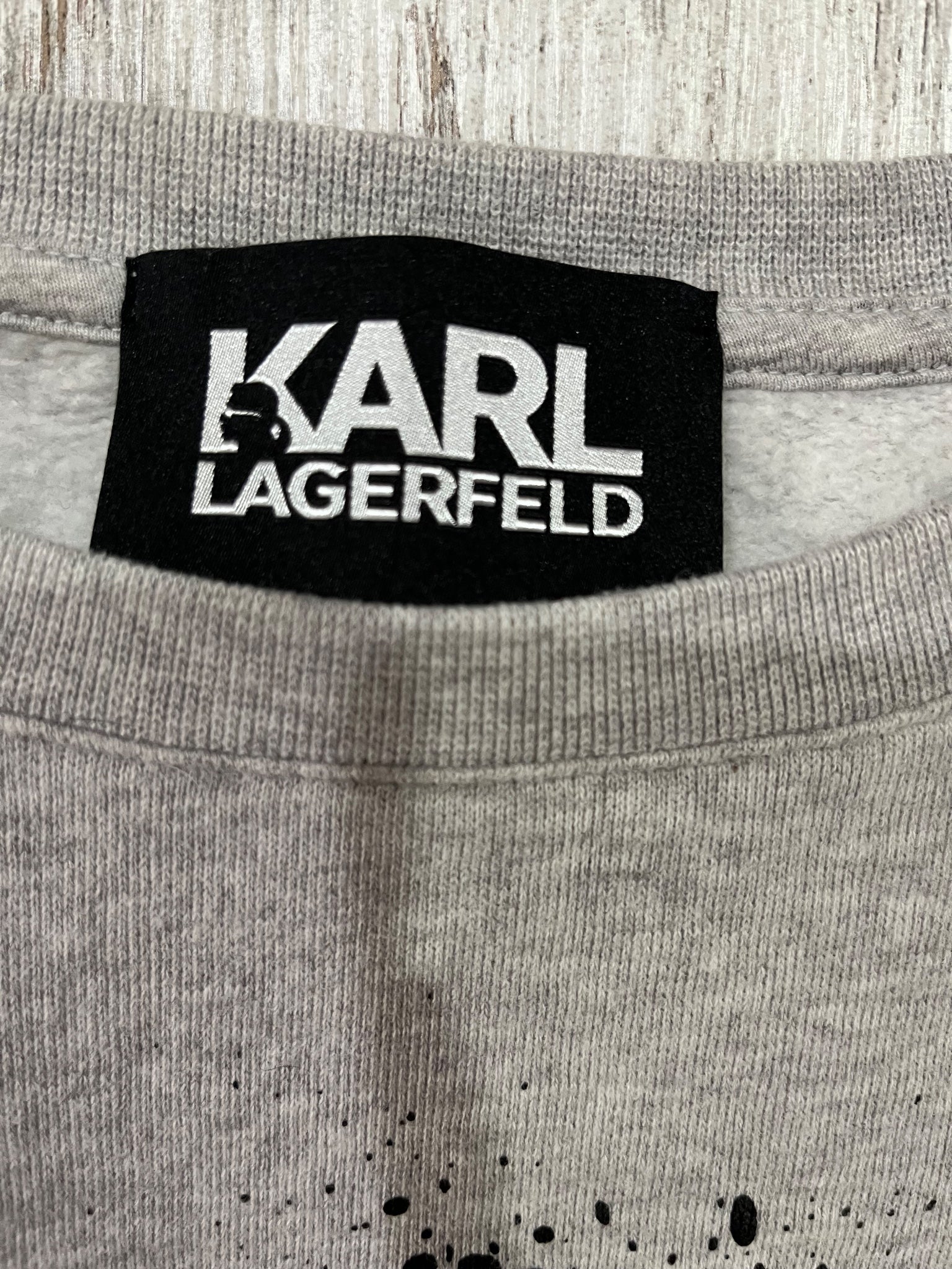 Karl Lagerfeld Iconic Karl Logo Sweatshirt Grey - Image 2