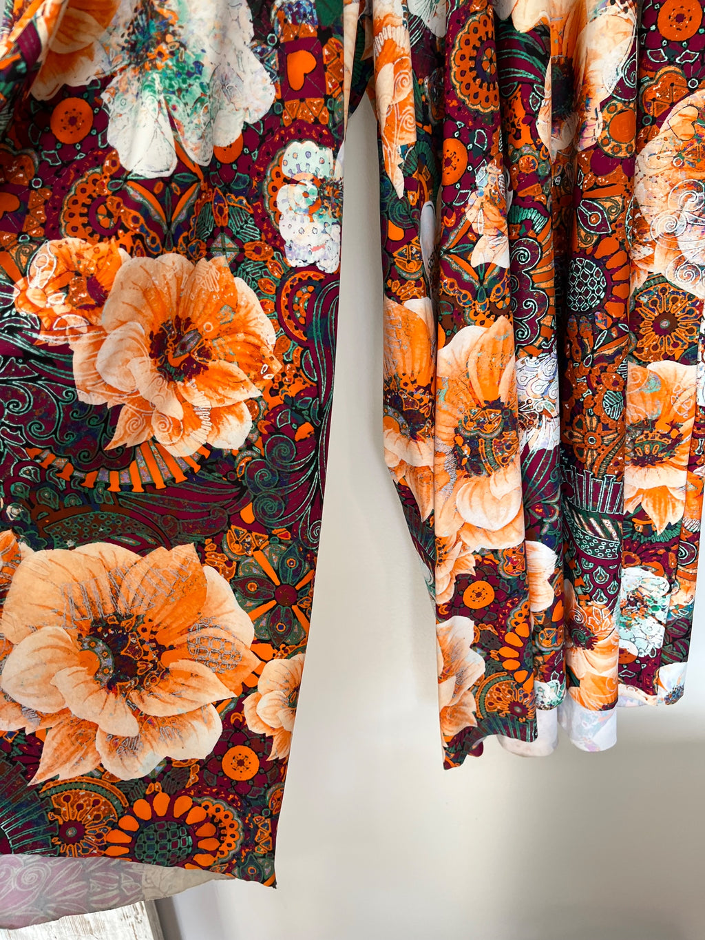 Exoticathletica Floral Print Palazzo Pants Size Large - Image 2