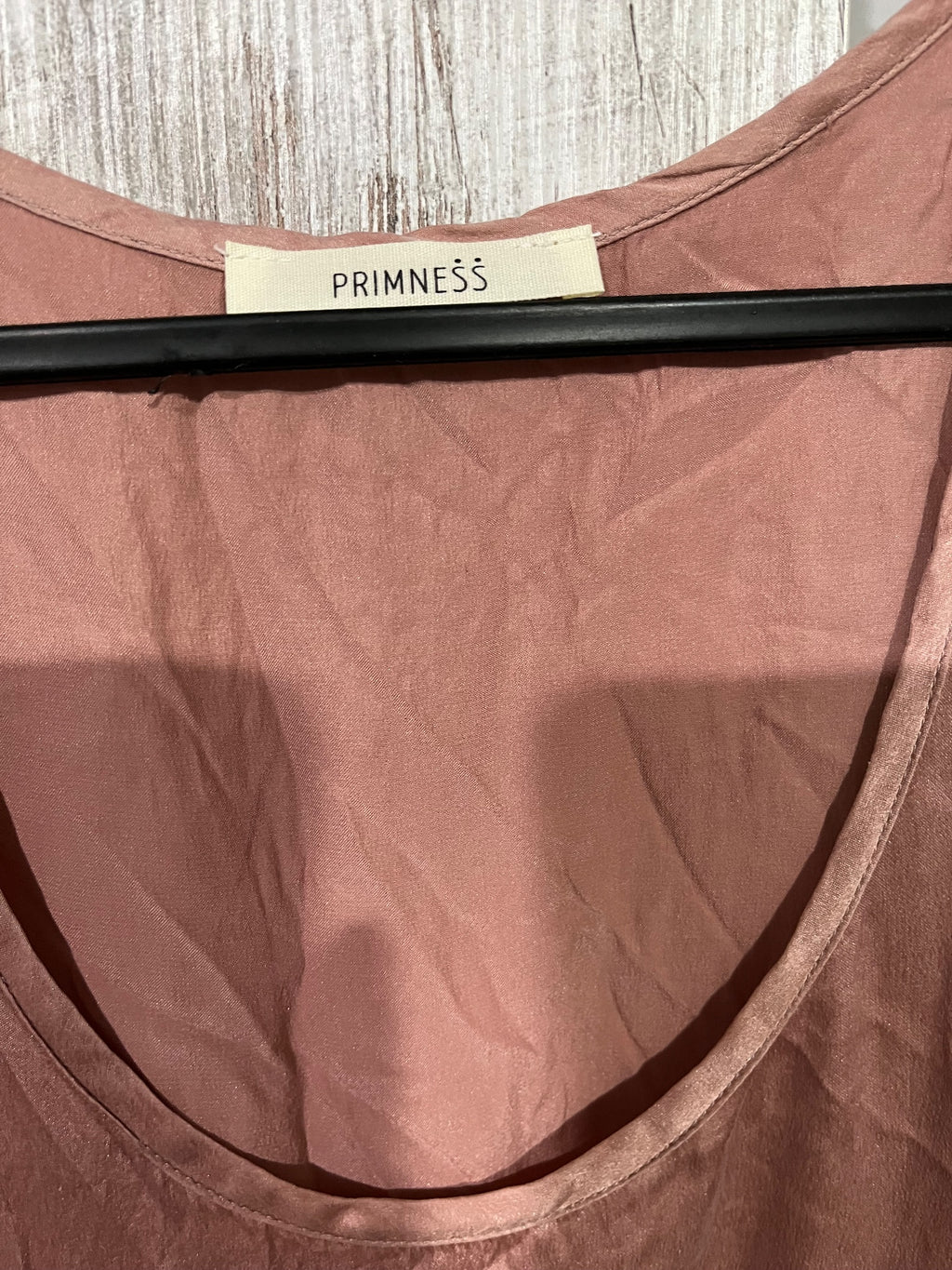Primness 100% Silk Dusty Rose Tank Top - Image 2