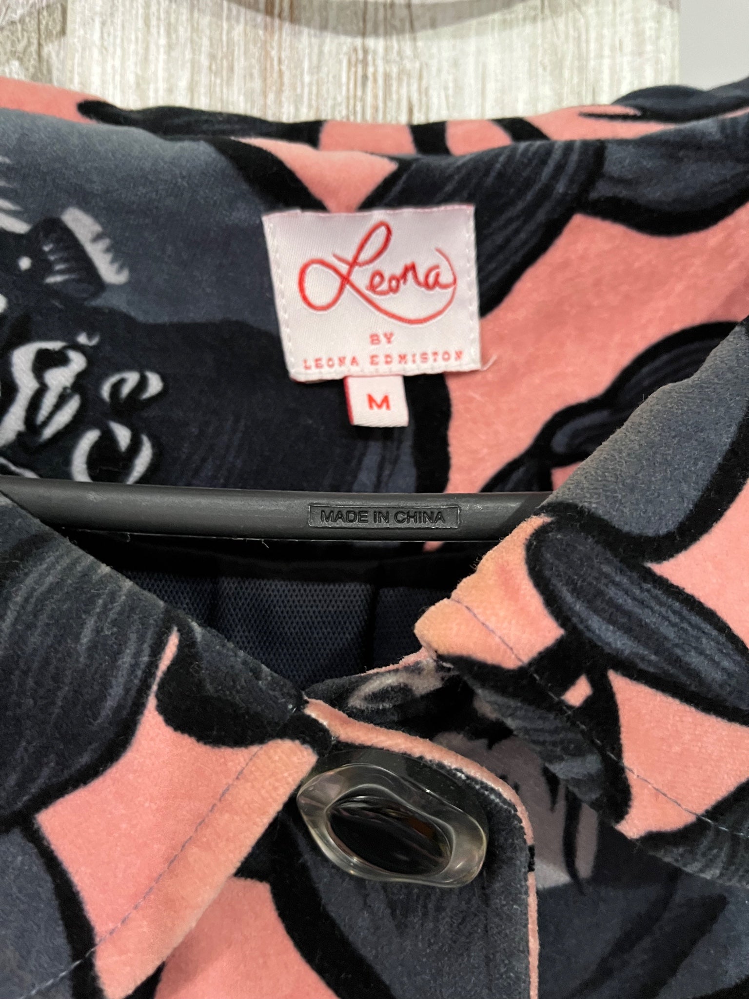 Leona Edmiston Floral Print Coat - Size M - Image 2