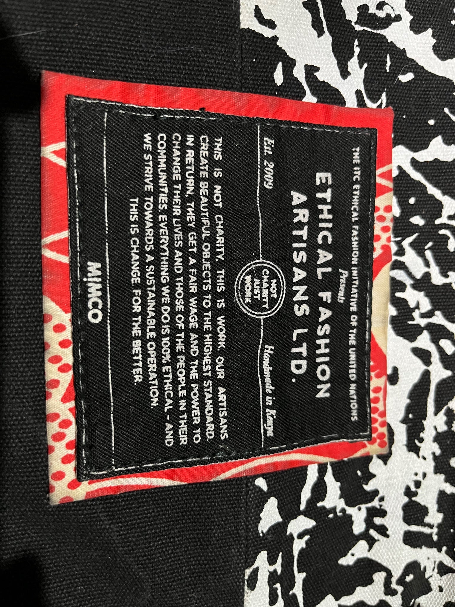 Mimco Ethical Fashion Initiative Artisan Pouch - Image 2