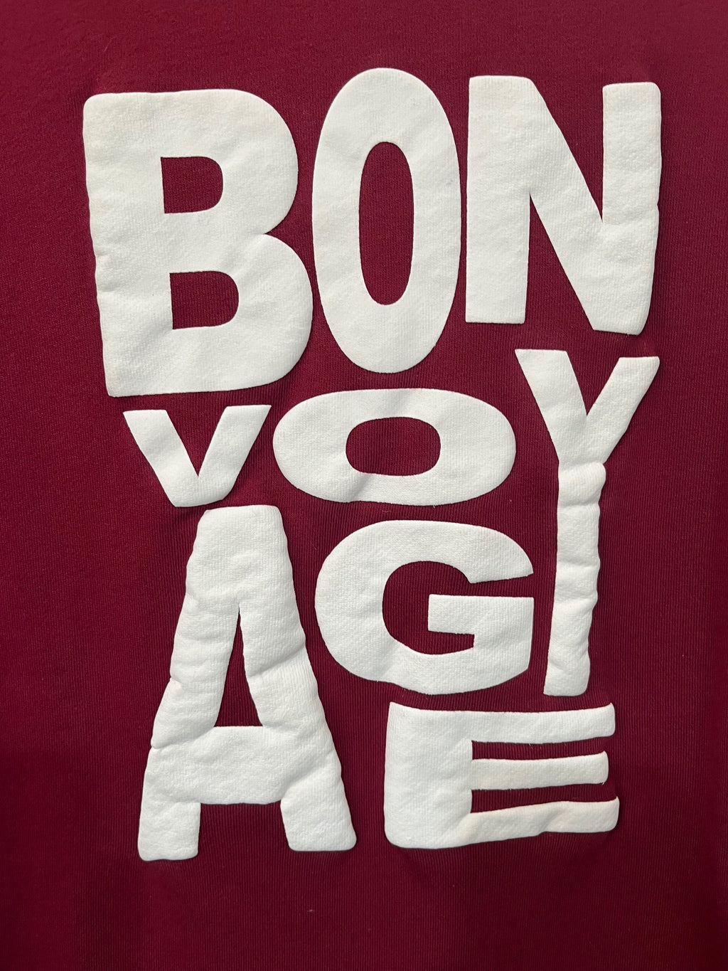 We Are The Others Bon Voyage Graphic Sweatshirt Maroon - Image 2