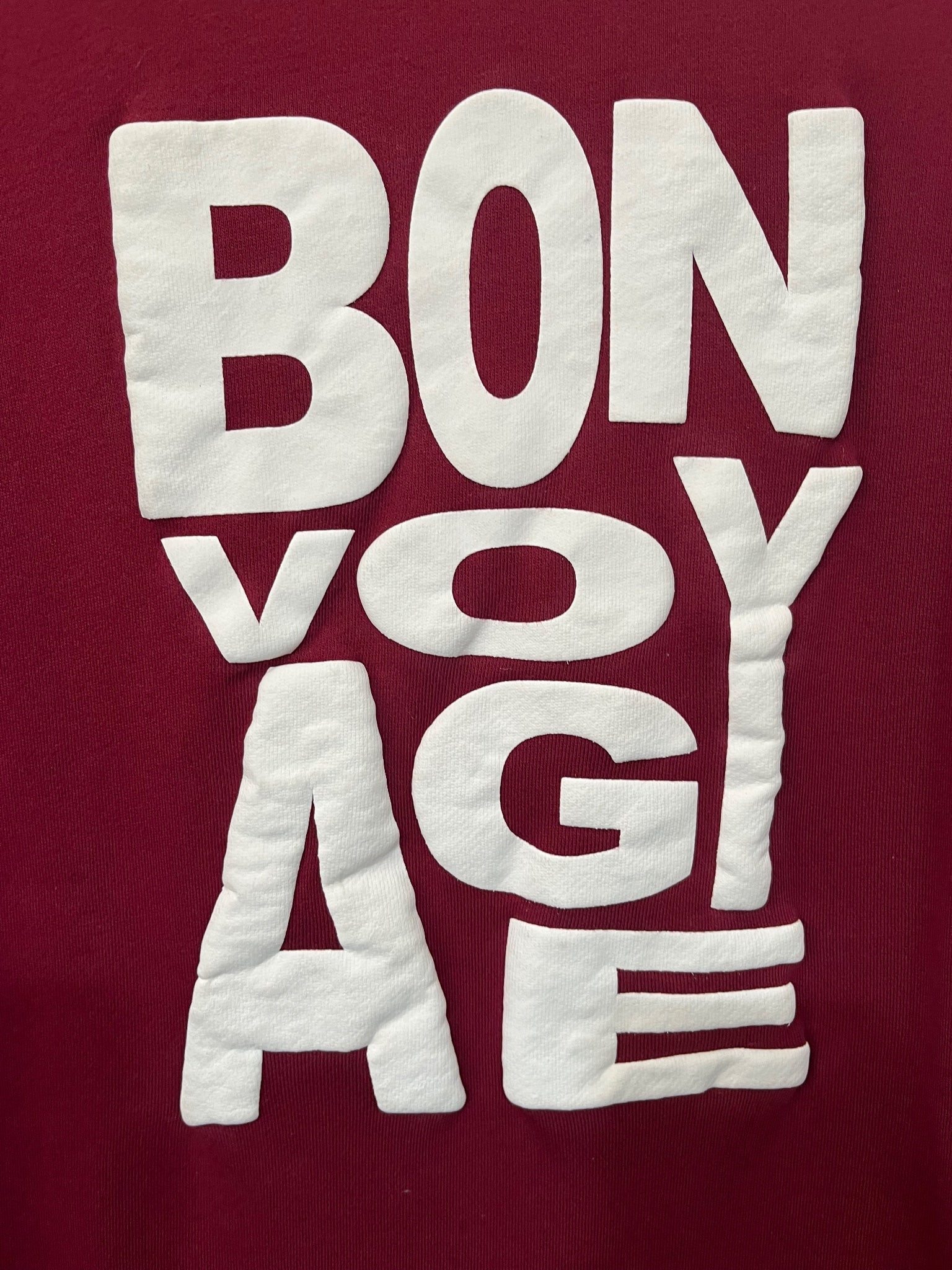 We Are The Others Bon Voyage Graphic Sweatshirt Maroon - Image 2