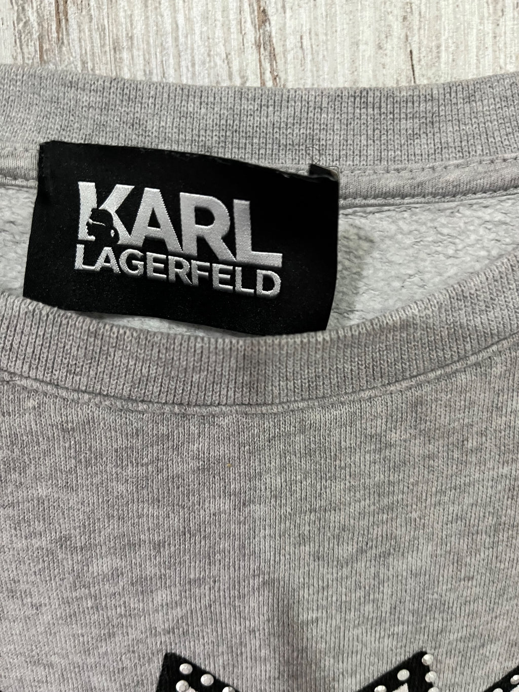 Karl Lagerfeld Grey Comic Graphic Sweatshirt - Image 2