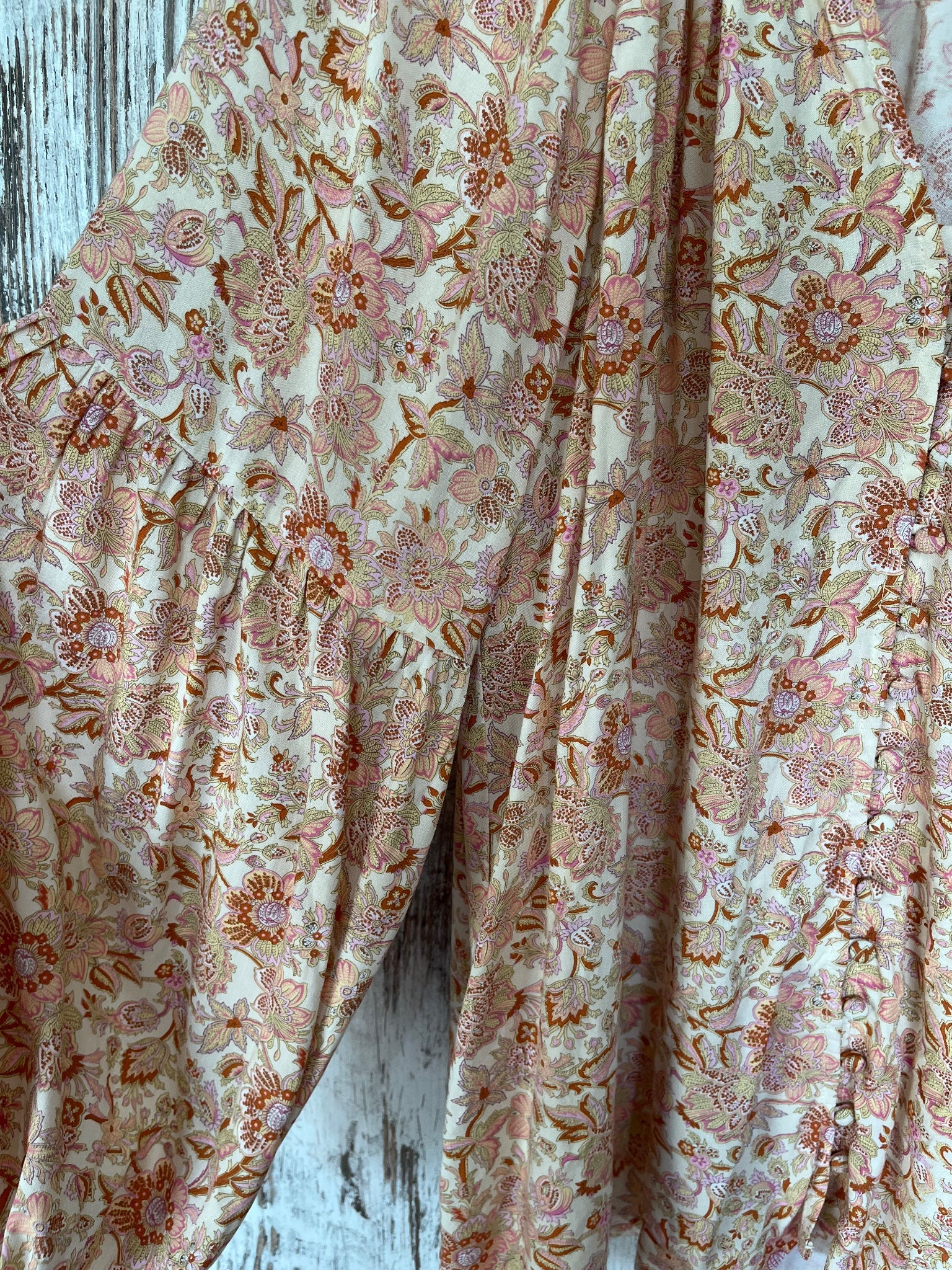 The Poetic Gypsy Floral Button Up Blouse Size 14 - Image 2