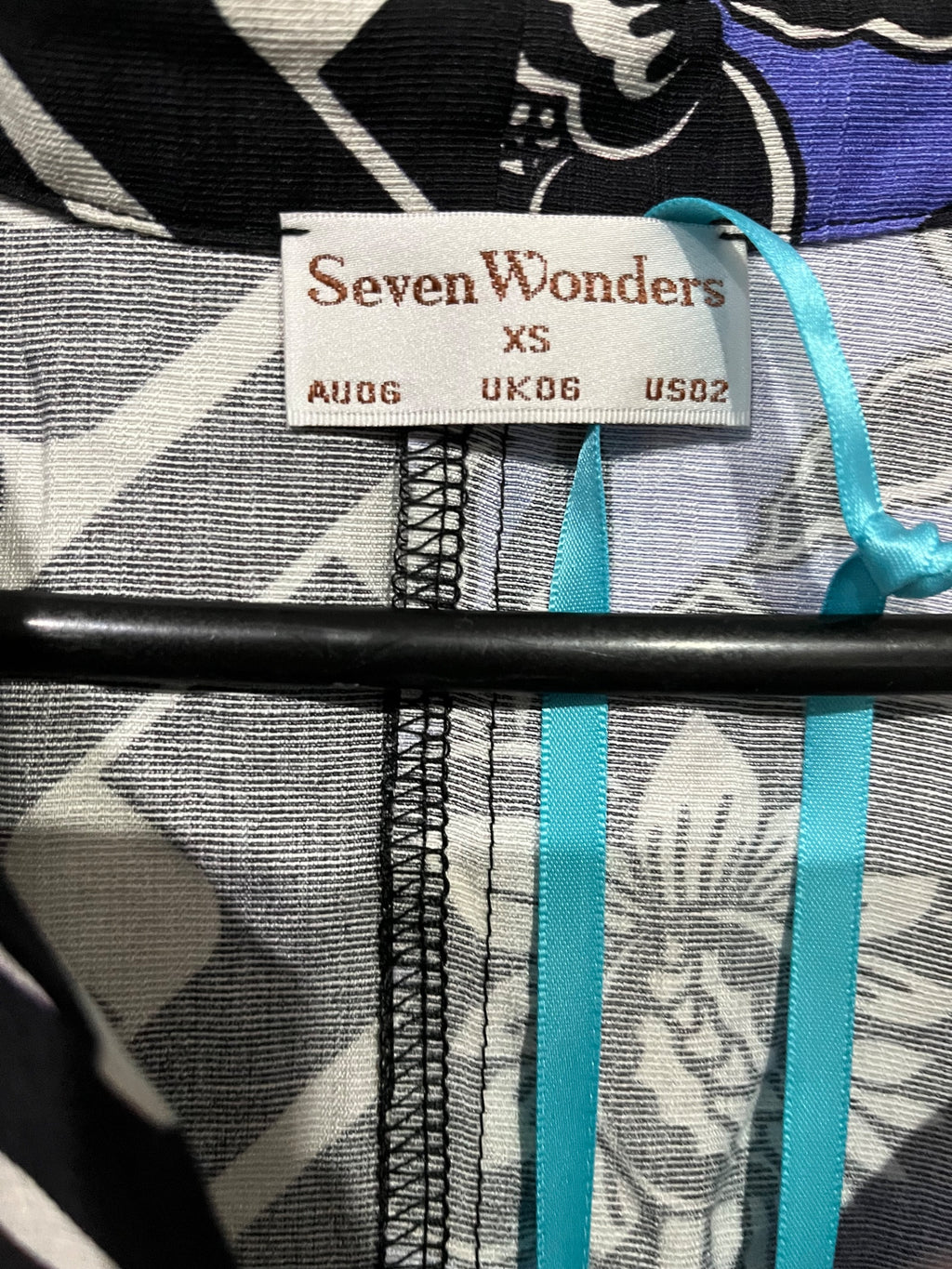 Seven Wonders Mixed Print Short Sleeve Button-Up Shirt - Image 2