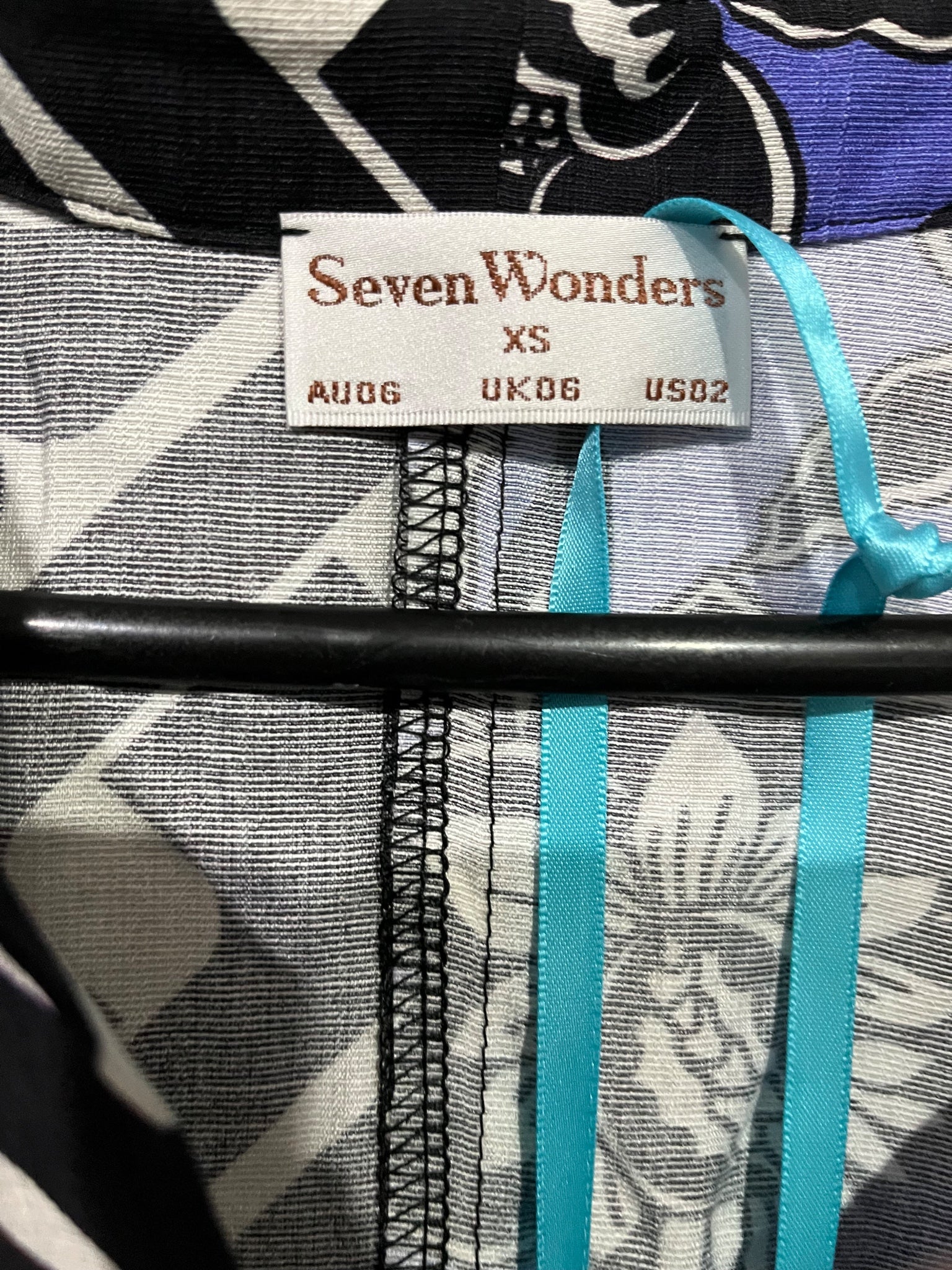 Seven Wonders Mixed Print Short Sleeve Button-Up Shirt - Image 2