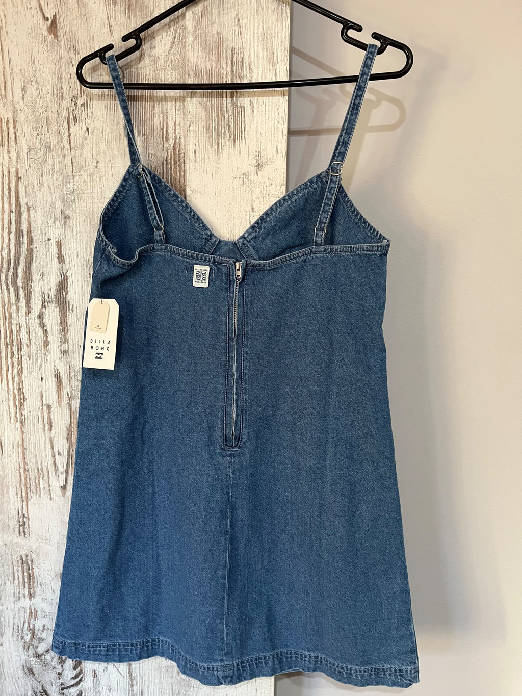 Billabong Indigo Skies Denim Cami Mini Dress Size 12 RRP $100 - Image 2