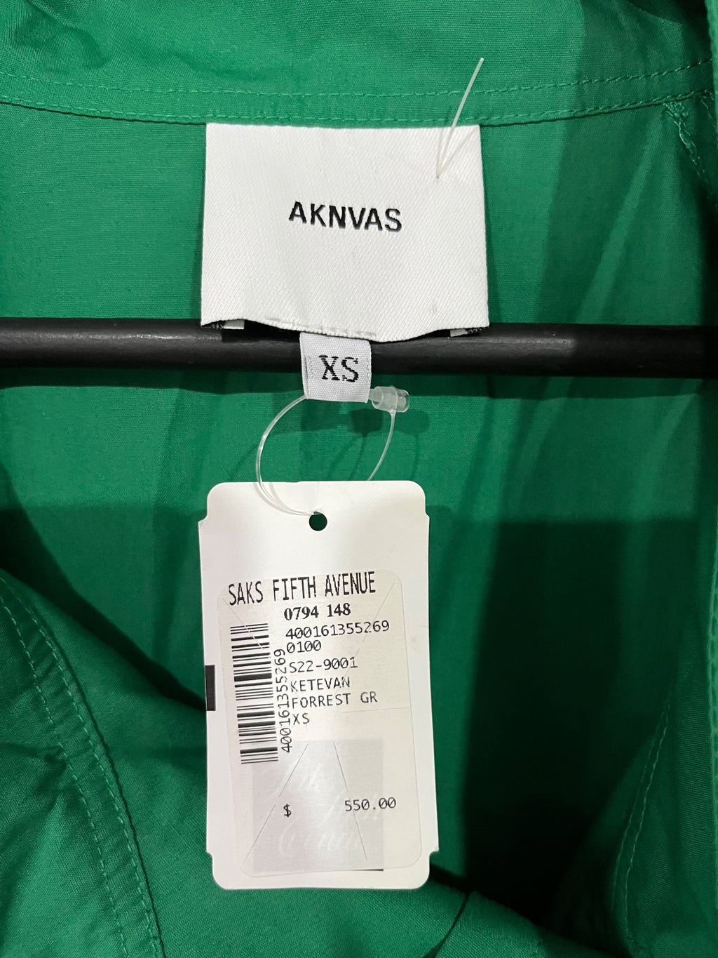 Aknvas Ketevan Green Cotton Utility Romper - Image 2