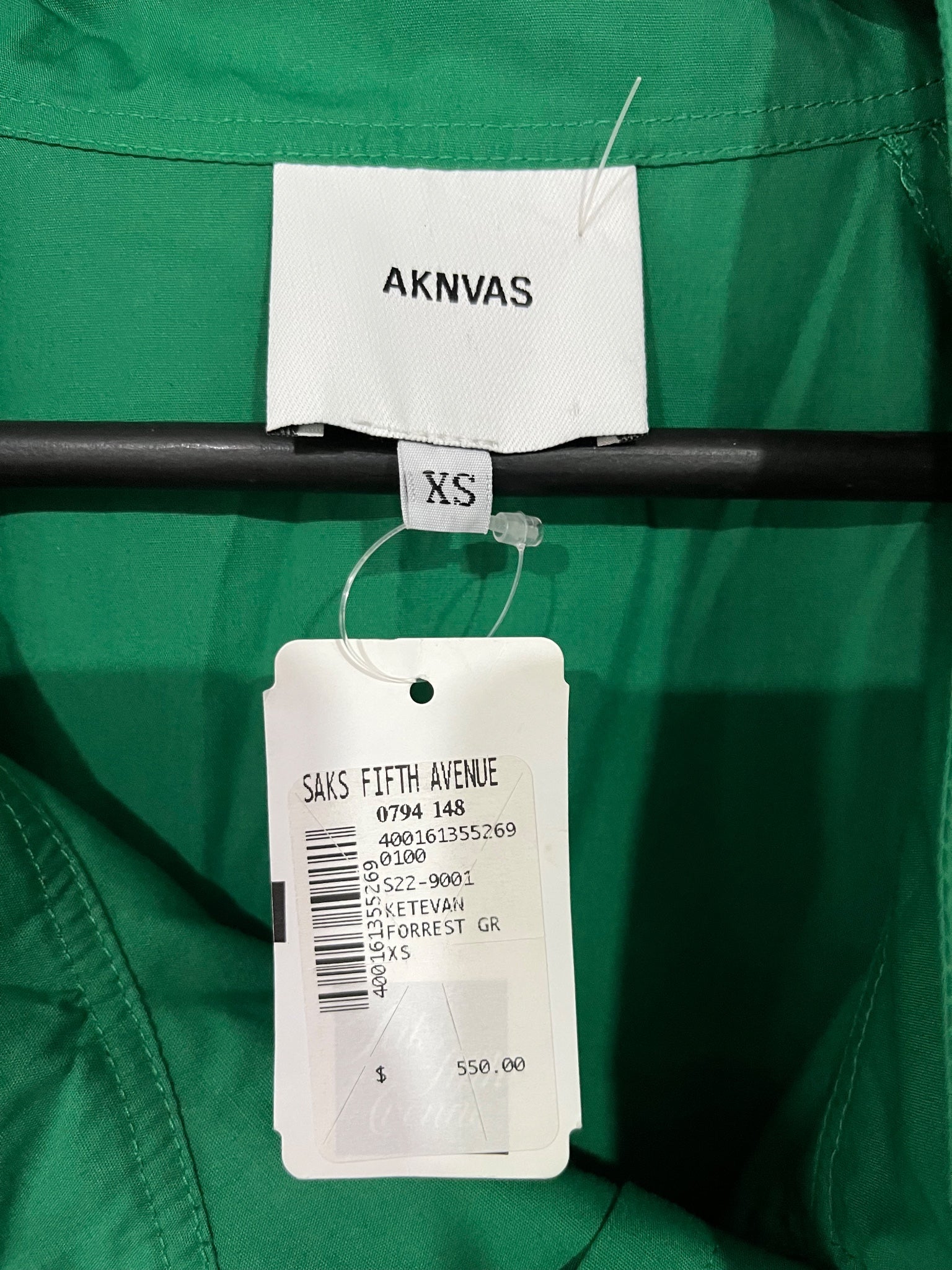 Aknvas Ketevan Green Cotton Utility Romper - Image 2
