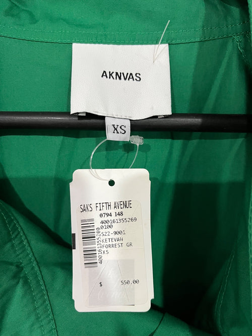 Aknvas Ketevan Green Cotton Utility Romper - Image 2