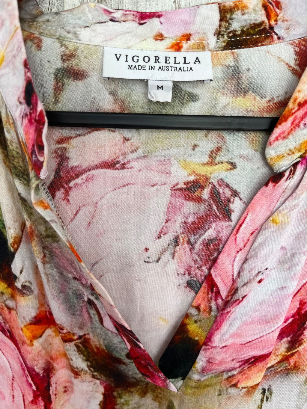 Vigorella Floral Print Tunic Dress Size M - Image 2