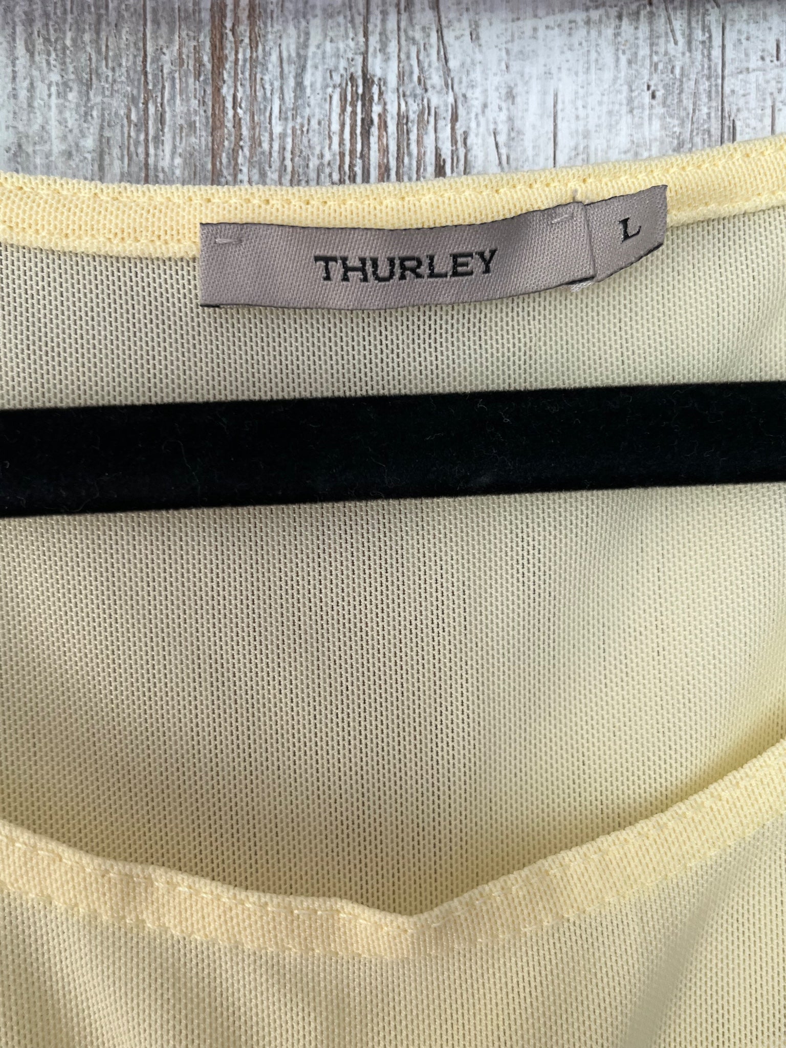 Thurley Yellow Linen Blend Mesh Panel Sleeveless Top - Image 2